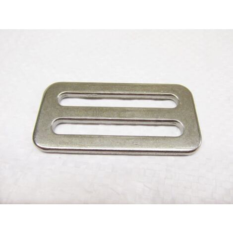 Stainless Steel Webbing Buckle 3 Bar Rectangular 50MM (Slide Ajustable Tri Glide)