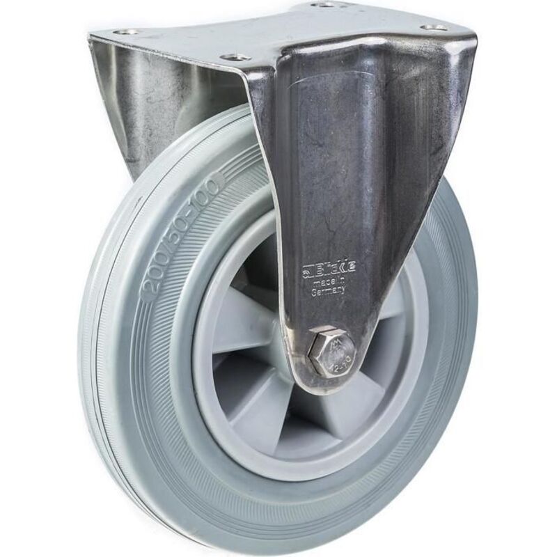 Stainless steel wheels - 200 mm x 8