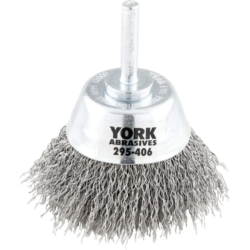 York Stainless Steel Wire Cup Brush 60 X 20MM