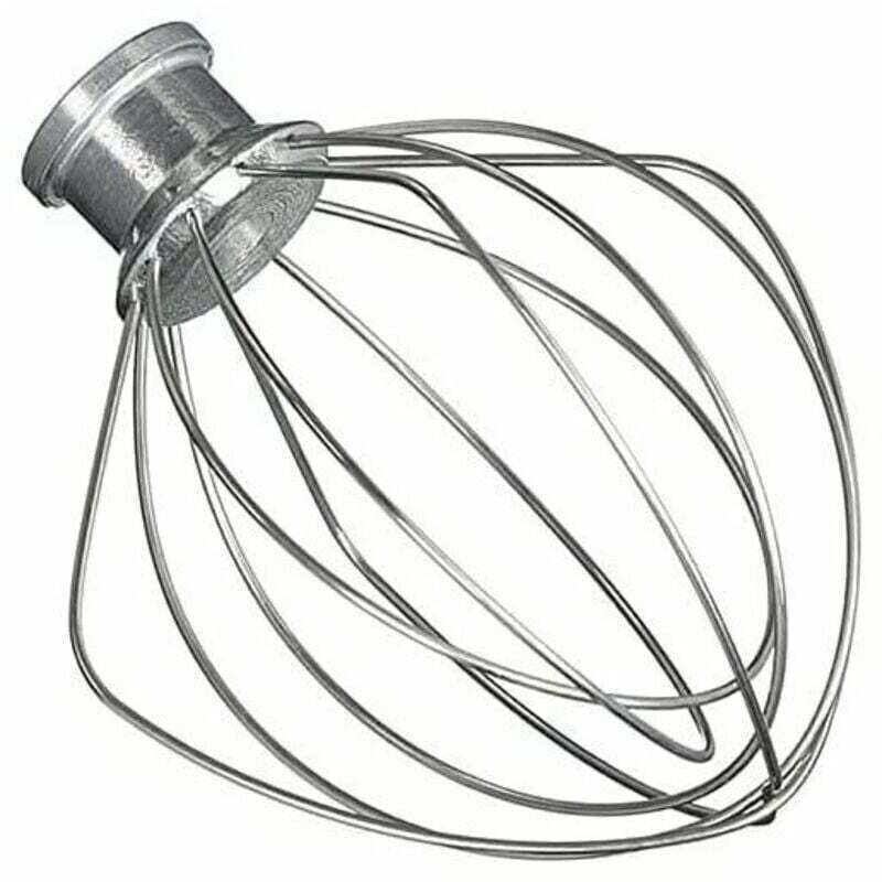Stainless Steel Wire Whisk Compatible with KitchenAid K45WW WP9704329 KSM150 KSM160 K45 KSM90 Food Processor Accessory..
