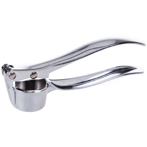 Stainless Steel & Zinc Alloy Garlic Press Mincer Crusher Food Grinder Kitchen Squeeze Tool