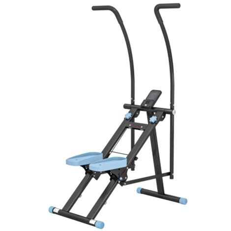 Stair Stepper for Home Gym Exercise, Vertical Climber Machine with LCD Monitor & Adjustable Pedals for Workout