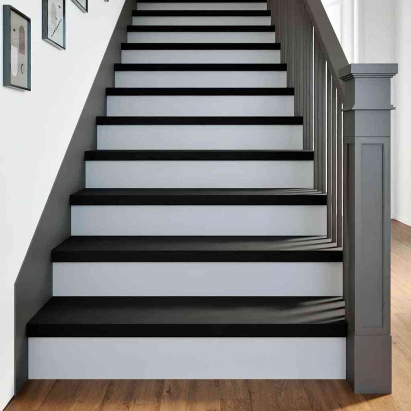 Vidaxl - Stair Treads 2 Pcs Dark Brown 90x25x2 Cm Solid Wood Oak