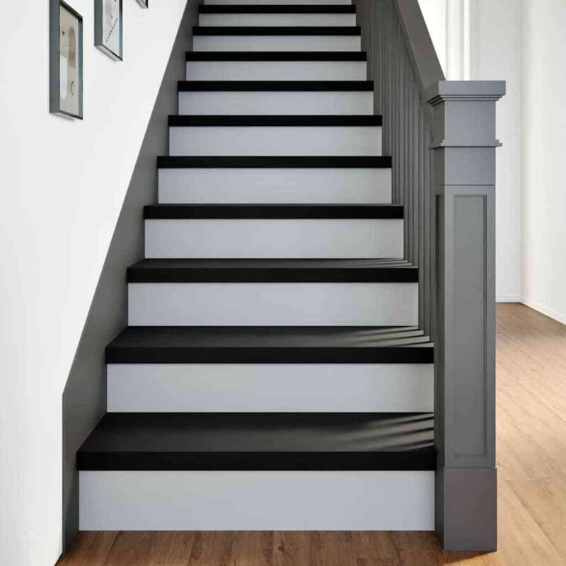 Vidaxl - Stair Treads 8 Pcs Dark Brown 80x25x2 Cm Solid Wood Oak