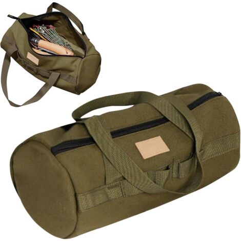 Stake Case, Coleman, Tarp, Watt-Not, Coleman, Installation Tools, Tent Pegs and Stakes, Tent Storage Bag, Large, For Travel, Storage Bag, Travel, Practical Items, Handbag, Canvas, Stakes Holder, House