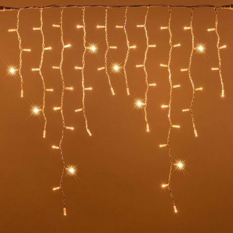 STALATTITI ICE LIGHT 180 MAXI LED BIANCO CALDO 1,5+3XH1M LUCI DI NATALE