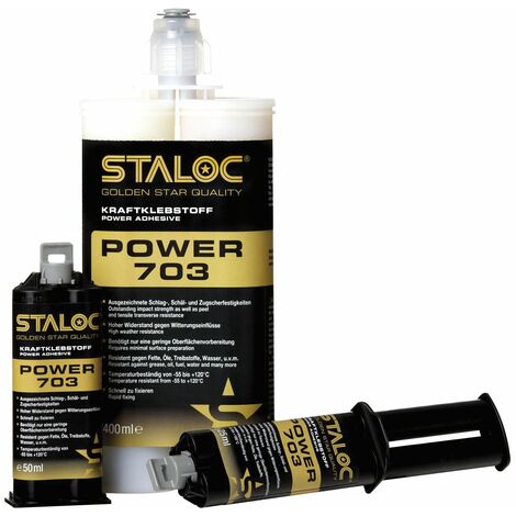 STALOC 2K Klebstoff Power 703 25ml beige, + Mischer