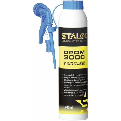 STALOC Dichtmasse dauerplastisch DPDM 3000  rot  für Metalle und Kunststoff  200 ml