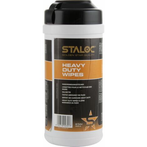 Staloc Reinigungstücher Für Die Werkstatt - Ideal Für Hände UND Oberflächen - 80 Stück