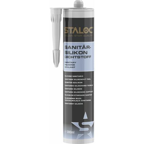 STALOC Sanitärsilikon 300ml transparent