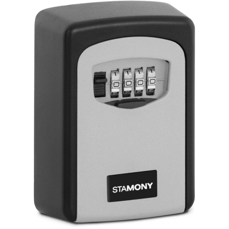 Image of Stamony - Cassetta Portachiavi Con Codice Lucchetto Combinazione Key Safe Montaggio a Muro