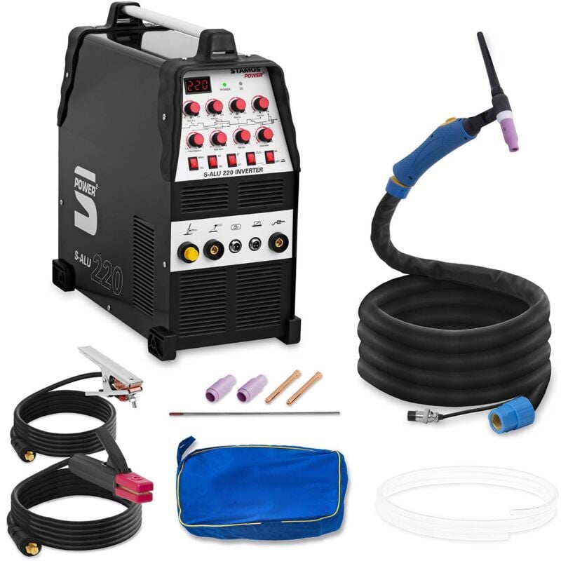 Stamos Poste à Souder Manuel Allumage Hf 230 v 220 à Fonction c.a. Et c.c