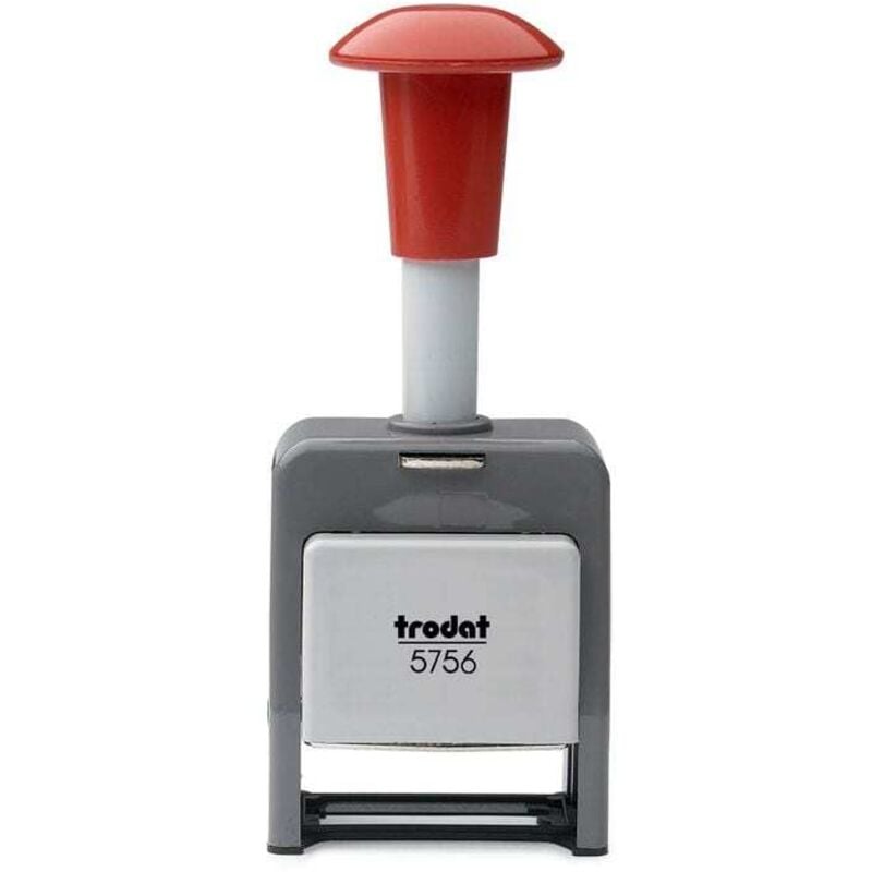 Trodat - 5756/P Number Stamp Plastic 8 Adjustments 5.5mm Digits