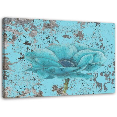 Stampa su tela, Fiore di mare retrà² - 100x70