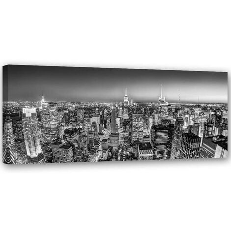 Stampa su tela, Lo skyline di New York - 90x30