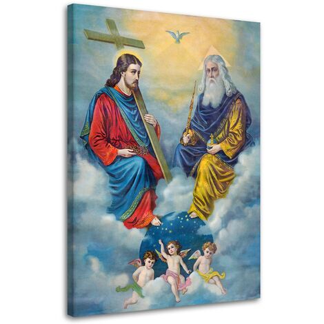 Stampa su tela, Santissima Trinità  - 40x60