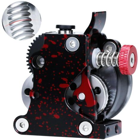 Stampante 3D Estrusore Ingranaggio elicoidale Grande ingranaggio POM Drive, Ender 3 v2 Estrusore Ingranaggio mimetico Tutte le parti metalliche Ruota motrice Resistente all'usura, Compatibile con Stam