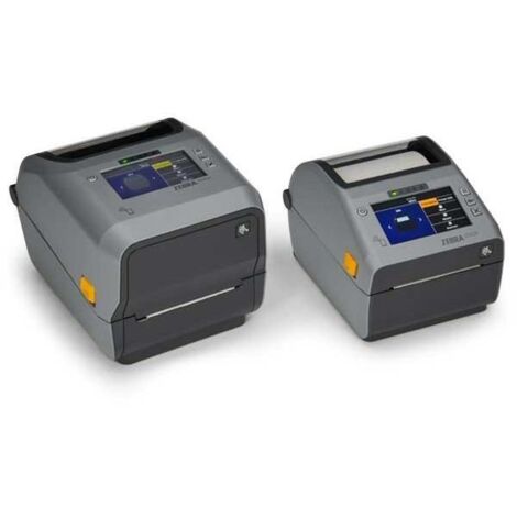 Stampante di etichette Zebra ZD621d grigia compatta