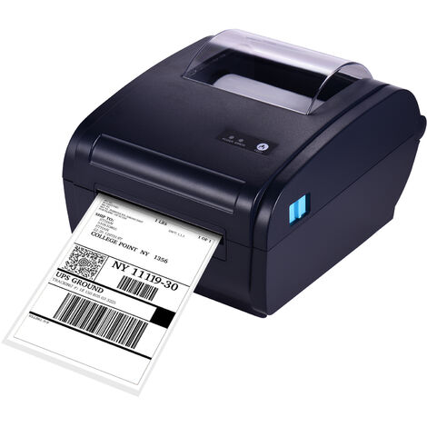 stampante termica da scrivania macchina per creare etichette adesive 4 x 6 pollici 150 x 100 mm USB e Bluetooth per computer. JINJIANG Stampante termica per etichette di spedizione