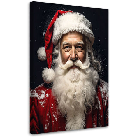 Stampe su Tela, Babbo Natale regali inverno Natale, 70x100