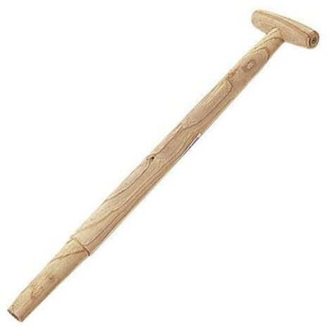 Stampella a pala con manico in legno