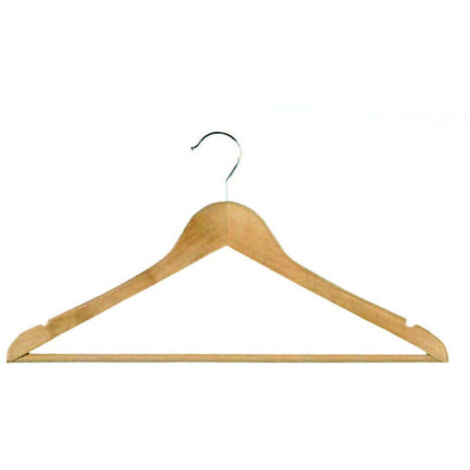 Stampella universale legno con spalla stretta - cm.45 colore naturale - 1 cf