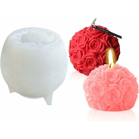 Stampo Torta Fiore Rosa 3D Stampo A Forma Di Cuore Amore Stampo Candele  Fondente Fai Da Te Con Zucchero Fondente Budino Di Sapone Stampi Candele  Matrimonio Torta Di San Valentino Stampi Cioccolato