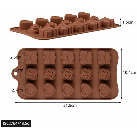 9 fori 2 stampi in silicone per cioccolatini e caramelle cioccolatini caramelle per cioccolatini 