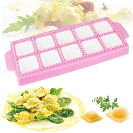 Ravioli di plastica portatili Stampo Pierogi Canederli Wrapper Tagliapasta Accessori da cucina 