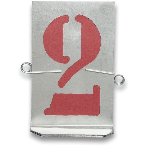 STAMPINI TRAFORATI 10 NUMERI DA  40 MM