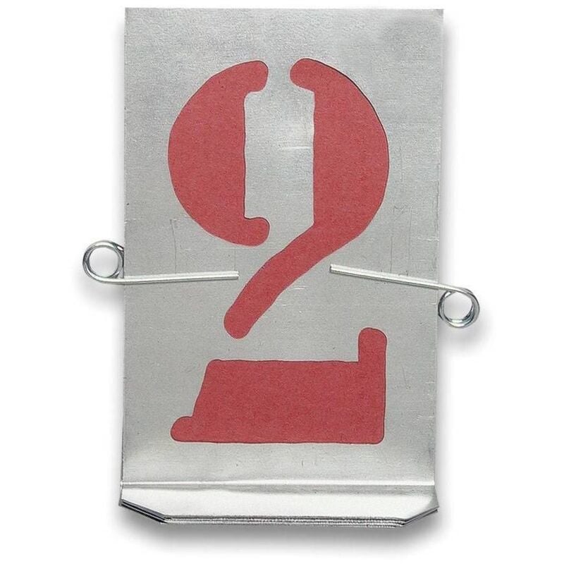 Pochoirs perforés 10 nombres mm. 40