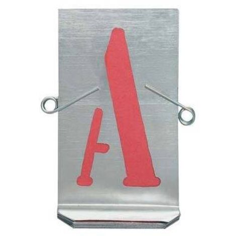 STAMPINI TRAFORATI 27 LETTERE DA 100 MM