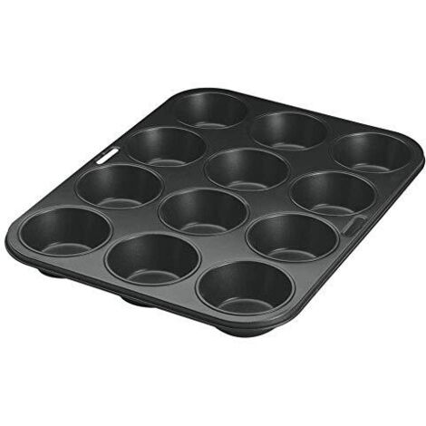 Stampo 12 muffins diametro 7,5 cm antiaderente - metaltex
