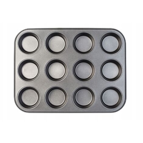 Stampo in acciaio per teglia da forno KADAX, 12 pezzi, per muffin