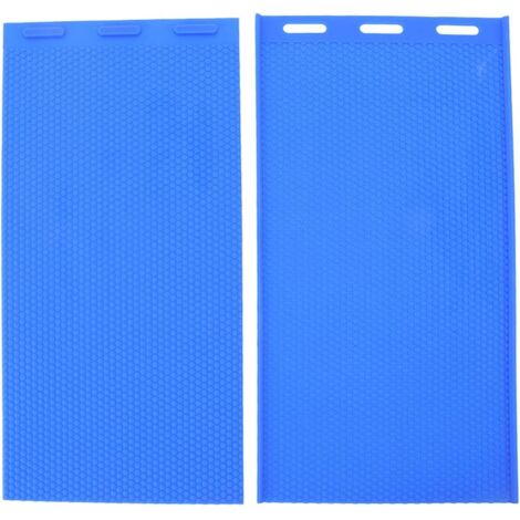 Stampo in lamina di cera d'api, pressa in silicone morbido per alveare, 2 pezzi, strumento di goffratura per apicoltura, accessorio essenziale per gli apicoltori