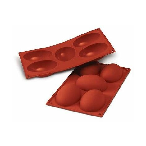 Stampo in silicone 5 mezzo uovo Silikomart SF041