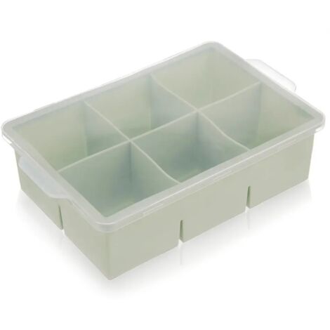 Stampo in silicone per cubetti di ghiaccio grandi, coperchio XXL per cubetti di ghiaccio grandi