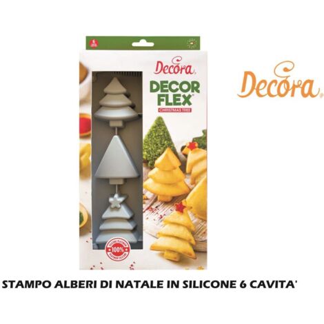 Stampo in silicone per dolci a forma di albero di Natale Decora