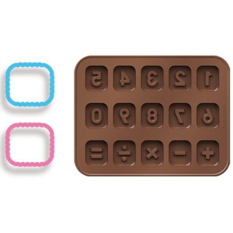 Stampo Silic.Cioccolatini Numeri Delicia Tescoma 630966