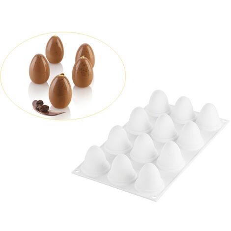 Stampo silicone Egg 30 multiporzione Silikomart 3D