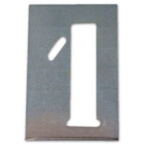 Stampo Traforato a Numeri in serie (dallo 0 al 9) misura 70 mm set. 10 pz