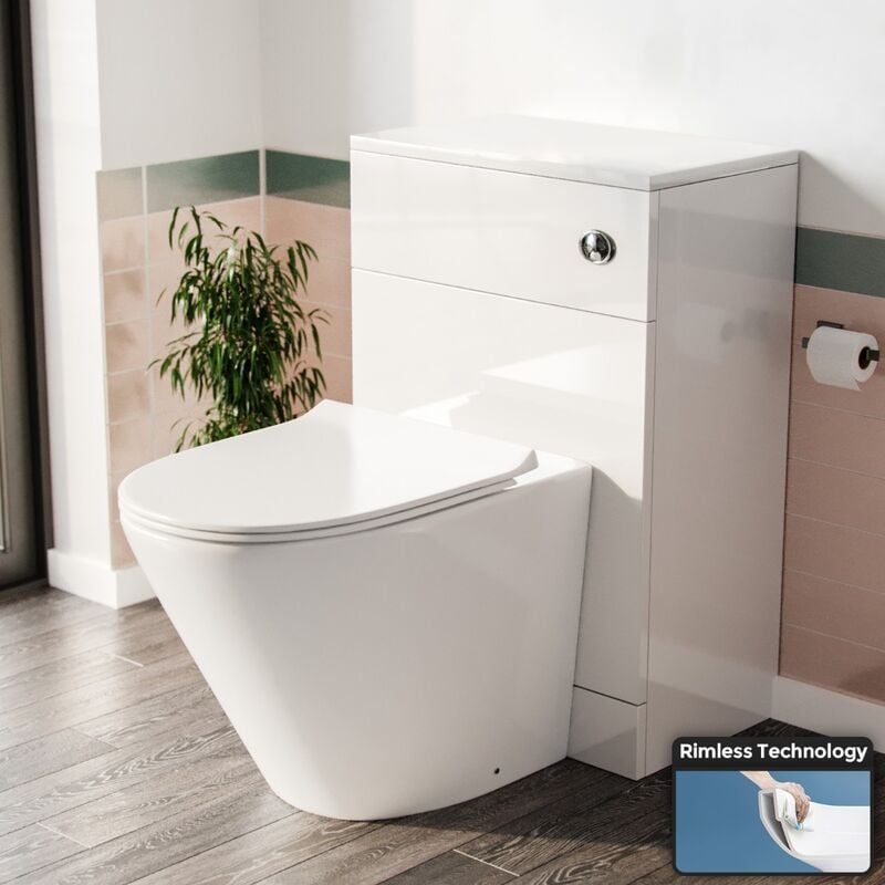 Stan Back to Wall Toilet and Concealed Cistern WC Unit