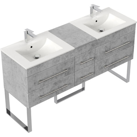 Stand Badmöbel Roma XL SoftClose beton