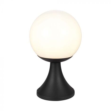 STAND LAMP  1XE27  MATT NERA OPAL PLASTICA PALLA