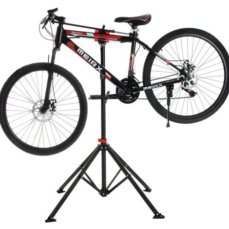 Stand Manutenzione Riparazione Bici Biciclette Supporto Cavalletto Regolabile 110-180 cm e Pieghevole 