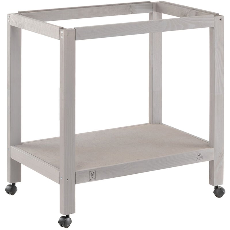 Sumet 65 wood Support en bois pour cages à canaris, perruches et oiseaux exotiques. Variante sumet 65 wood - Misure: 66.5 x 34 x h 70 cm - - Ferplast