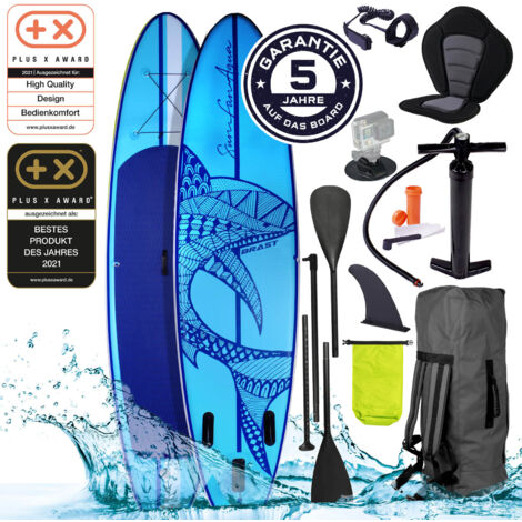 SUP Board aufblasbar SHARK 320 blue