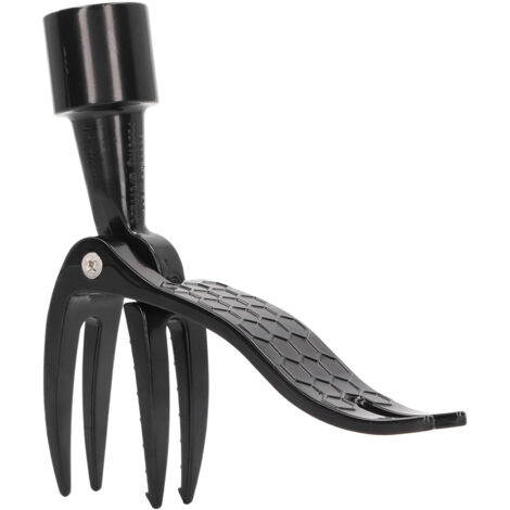 Stand Up Weed Puller Raccoglitrice portatile in lega di alluminio Strumento per testa da diserbo antiscivolo a 4 artigli