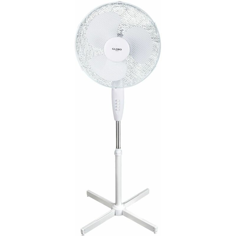 

Stand ventilador de la oficina Venti verano viento refrigeración altura ajustable rotar salón blanco Globo 0421