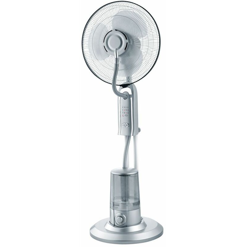 Image of Stand ventilatore umidificatore telecomando telecomando ventilatore ventola oscillante realtà luci R038-087
